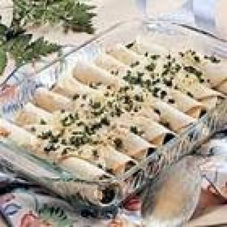 Chicken & Spinach enchiladas