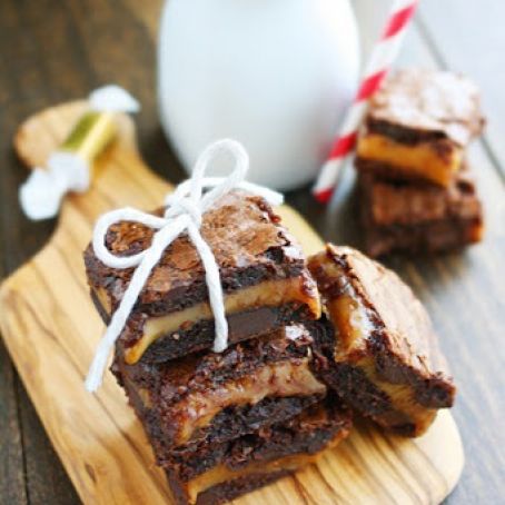 Chocolate Chunk Caramel Brownies