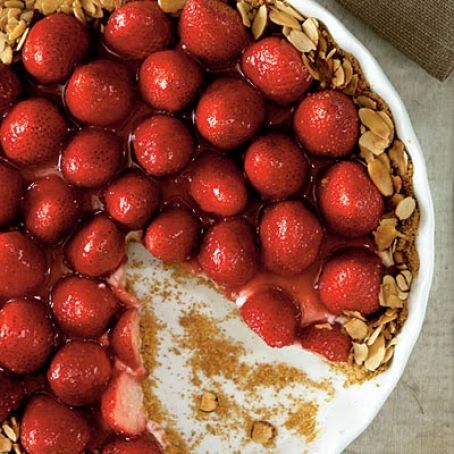 Strawberry-Almond Cream Tart