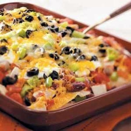 Corn Tortilla Chicken Lasagna