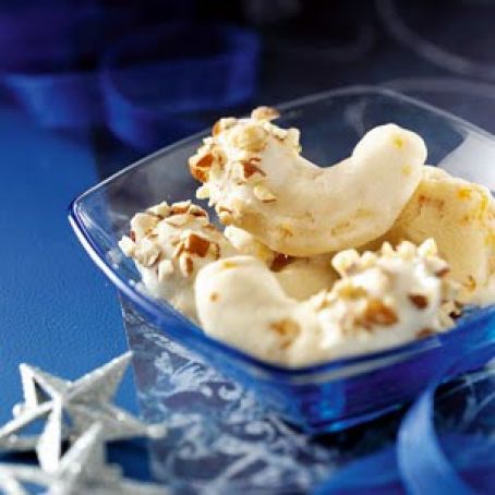 White Chocolate-Almond Dipped Cookies Recipe