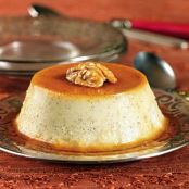 Vanilla Banana Caramel Flan