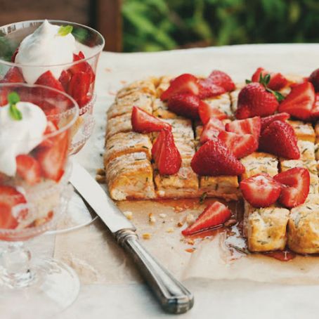 Rosemary-Strawberry Shortcake Pizza