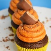 Butterfinger Cupcakes