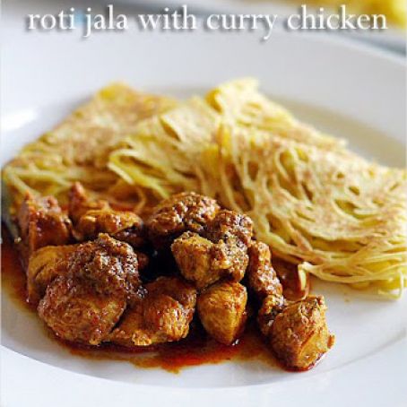Roti Jala and Malaysian Curry Chicken Recipe