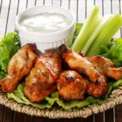 WINGS - Chef Meg's Healthier Hot Wings - 4 Points