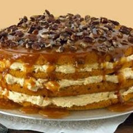 Luscious Four-Layer Pumpkin Cake