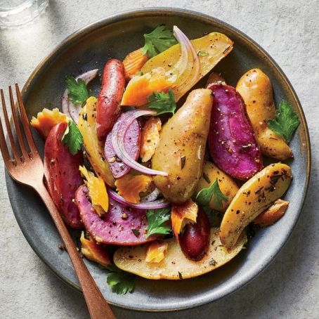 Roasted Potatoes with Smoked Trout