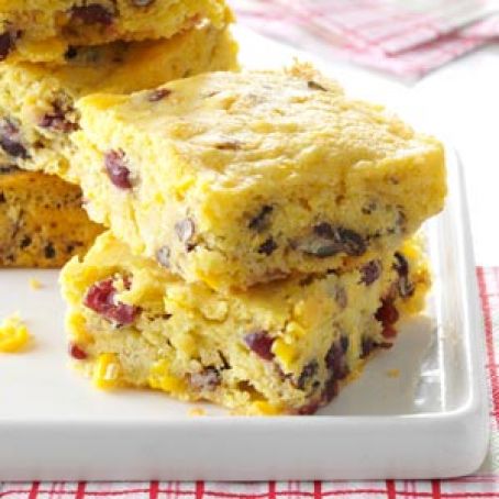 Cranberry Corn Bread Casserole Recipe
