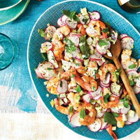 Georgia Shrimp and Radish Salad