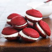 Red Velvet Whoopie Pies