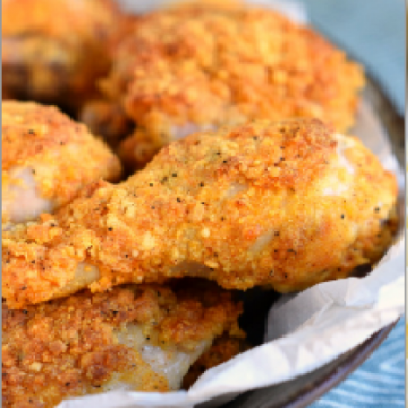 Buttermilk Ranch Oven­Fried Chicken