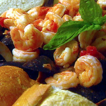 Mussels, Clams and Shrimp in Spicy Broth