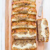 Cream Cheese-Filled Banana Bread