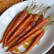 Carrots, Paprika-Roasted, Bourbon-Glazed