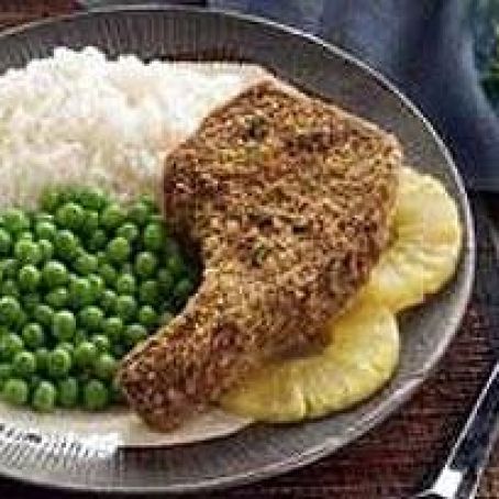Crispy Barbecued Pork Chops Dinner