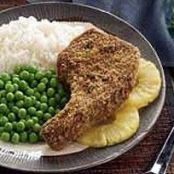 Crispy Barbecued Pork Chops Dinner