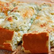 Cheesy Artichoke Dip Bread