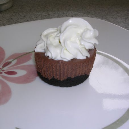 Mini Chocolate Cheesecakes