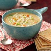 Velvety Vegetable Cheese Soup