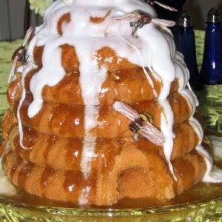 Honey-Glazed Beehive Cake
