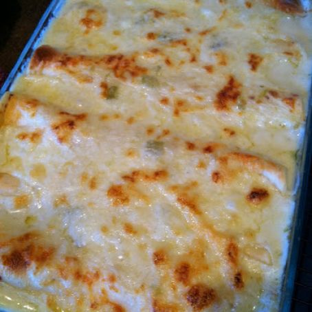 White Chicken Enchiladas