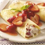 Strawberry Mascarpone Crepes Recipe