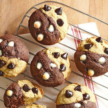 Bread: Healthy/Diabetic Half and Half Muffins