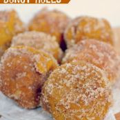 Pumpkin Spice Baked Doughnut Hole