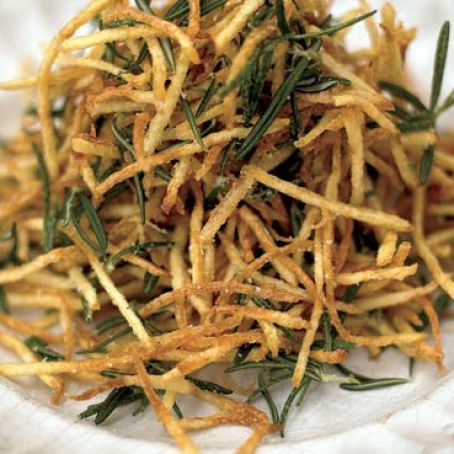 April's Rosemary Straw Potatoes with Lemon Salt (Jamie Oliver)