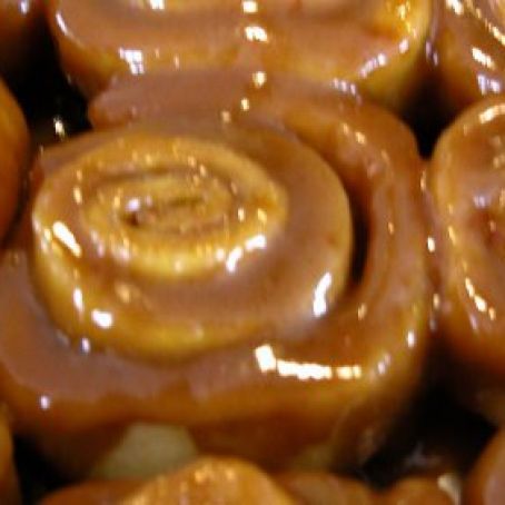 Grammie's caramel roll topping