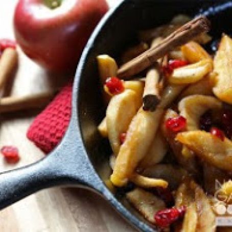 Pan Roasted Cinnamon Spiced Apples