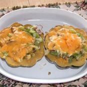 Cheesy Acorn Squash