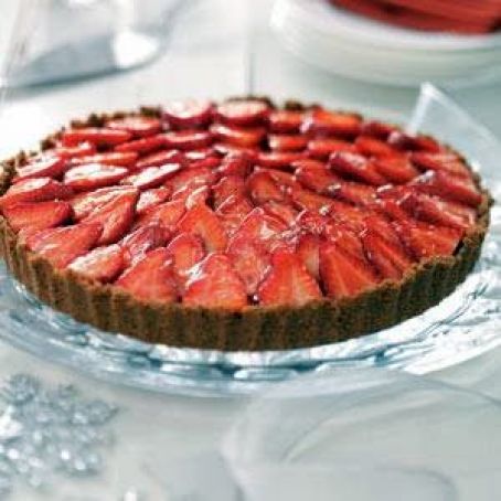 Gingered Strawberry Tart