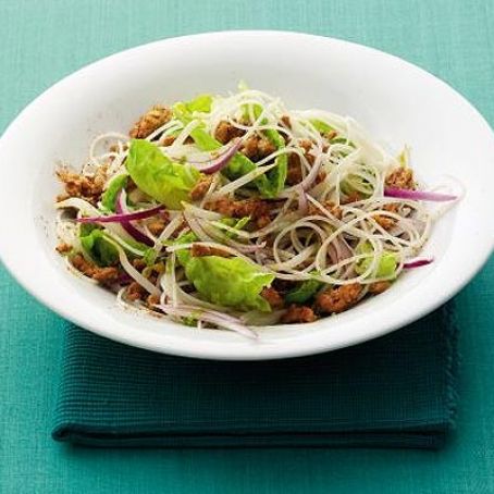 Thai rice noodle salad