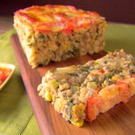 Veronica's Veggie Meatloaf with Checca Sauce (Giada)