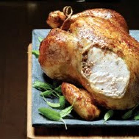 Oven-Roasted Chicken with Prosciutto, Lemon & Sage