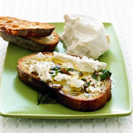 Goat Cheese Bruschetta