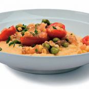 SMOKY CHEESE GRITS w/SUCCOTASH