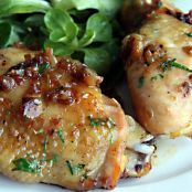 Roast Chicken with Caramelized Shallots