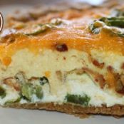 Bacon Jalapeno Popper Quiche