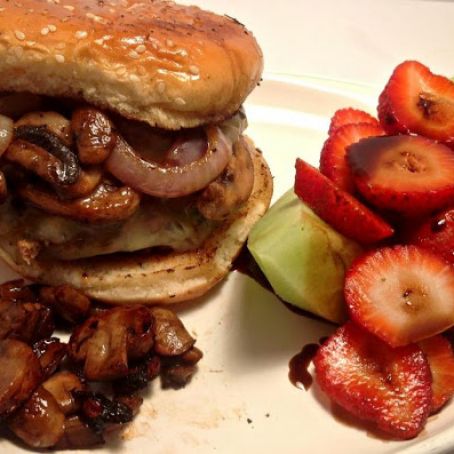 Basil Mushroom Burgers