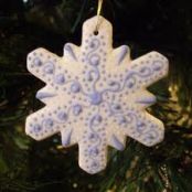 Salt Dough Snowflakes