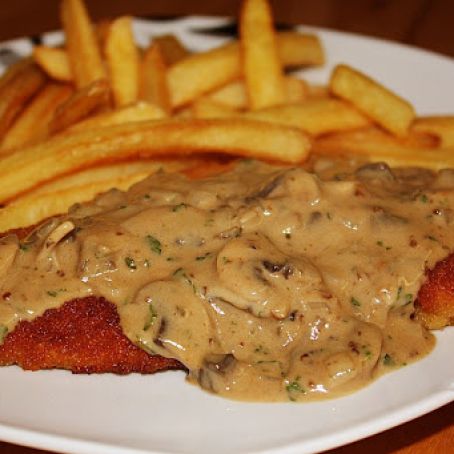 German Jaegerschnitzel Hunter Style