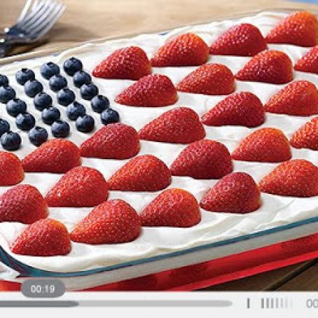 Wave Your Flag Cheesecake  