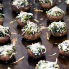 Spinach Stuffed Mushrooms