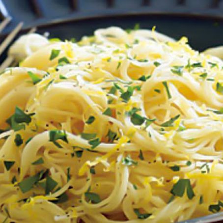 Angel Hair Pasta With Lemon Cream Sauce