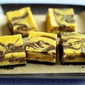 Chocolate Pumpkin Cheesecake Bars