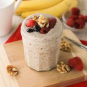 Overnight Maple Buckwheat in a Jar