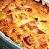 Ham and Cheese Breakfast Casserole